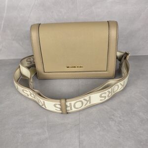 Michael Kors Tan Crossbody Bag with Logo Strap